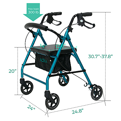 RollaLite 6"Aluminum Rollator 007CB RollaLite 6"Aluminum Rollator 007CB