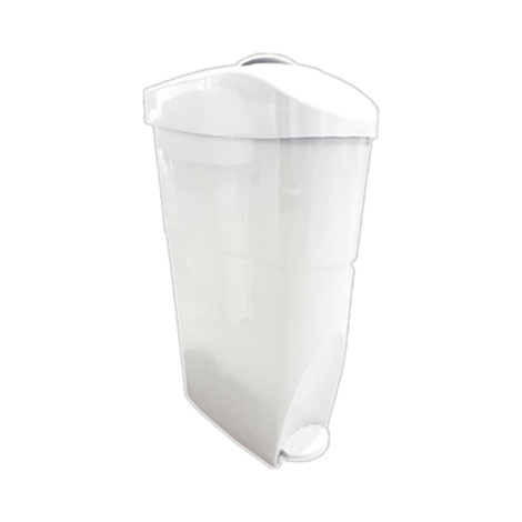 Solo White Pedal 18L Sani Bin