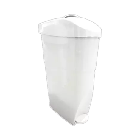 Solo White Pedal 18L Sani Bin