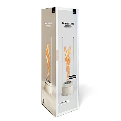 SPIN Air 1200 Tabletop Fireplace Cream