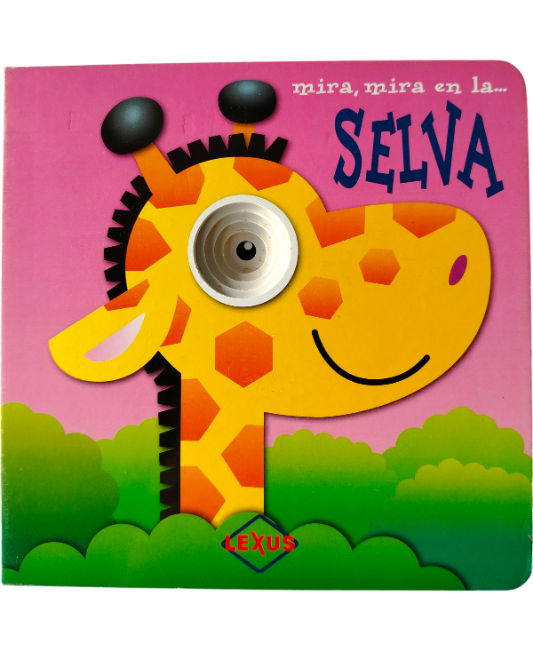 LIBRO PASTA DURA LEXUS PEEKABOO TOCA Y SIENTE FLORA Y FAUNA PEQUEÑOS ANIMALES