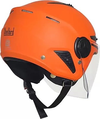 STEELBIRD SBH-24 VOX GLOSSY CORAL ORANGE C/V (M)