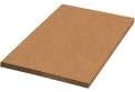 Partners Brand Kraft Corrugated Sheets, 24 in x 48 in, Pack of 20