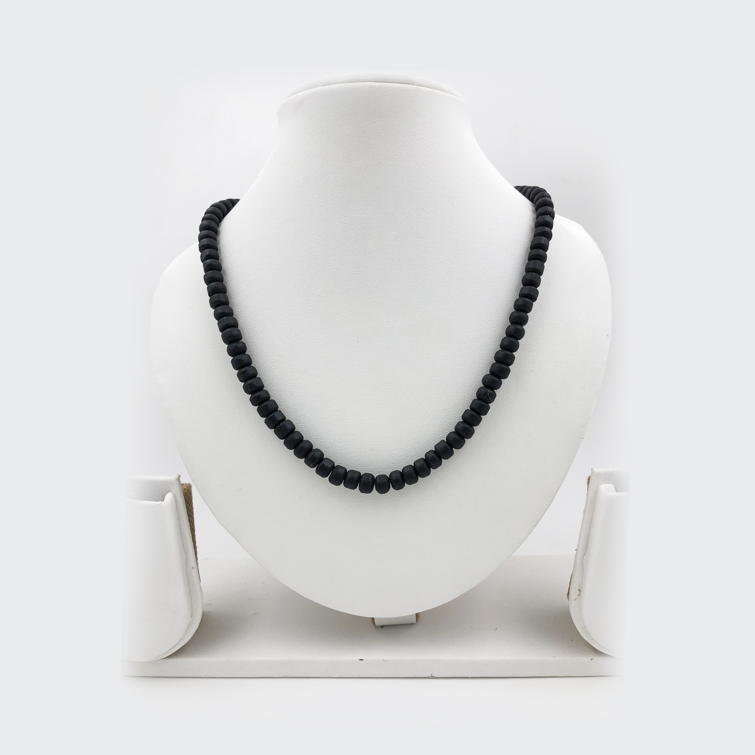 Tulsi Black Round Beads Mala