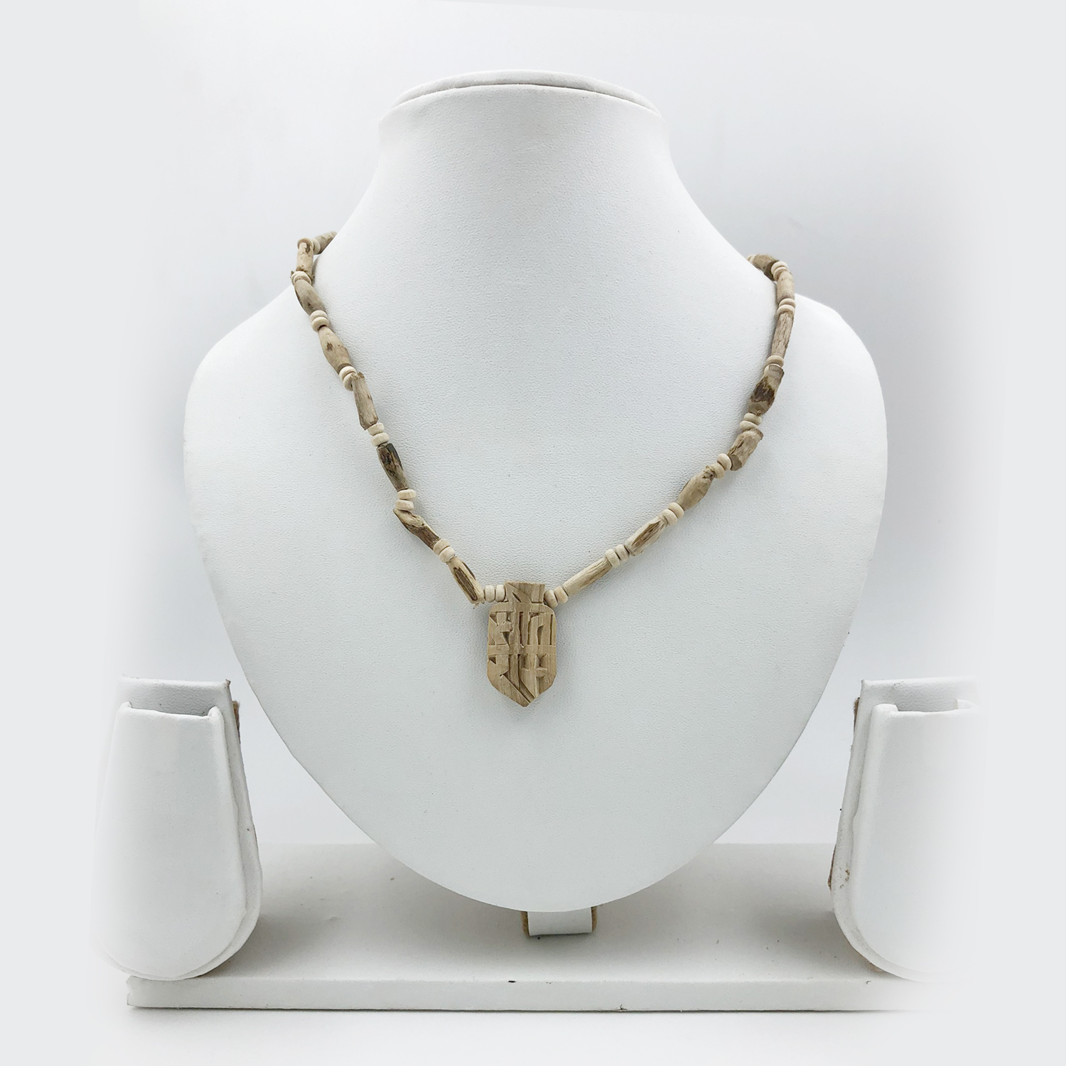 Original Tulsi Mala with Sita Ram Name Handicraft Pendant