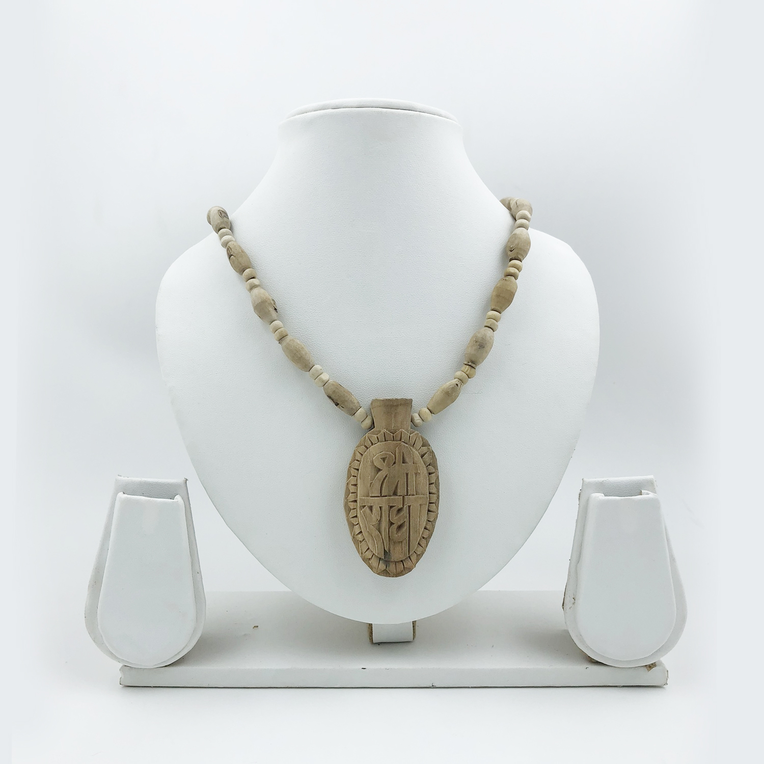 Original Tulsi Mala with Shri Radha Name Handicraft Pendant