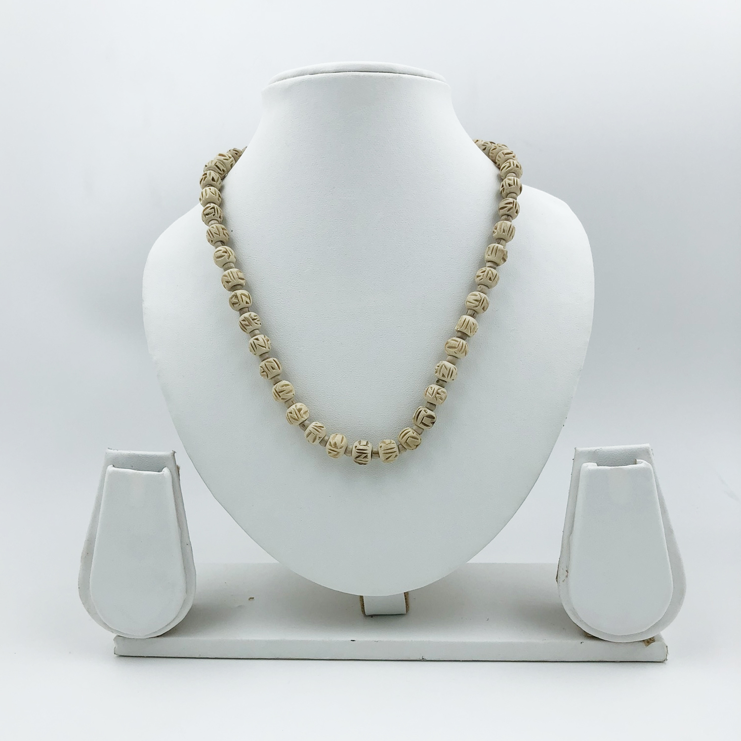 Original Tulsi Mala with Radha Name over Beads Round Shape