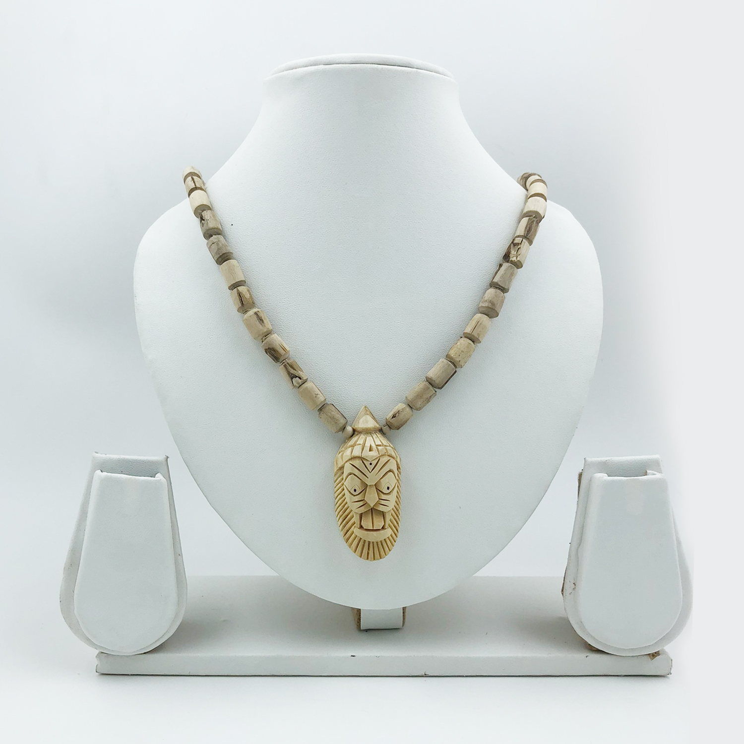 Original Tulsi Mala with Narsingh Face Handicrafted Pendant