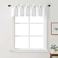 Patin Solid Thermal Window Curtains 2 Panels, Dual Rod Pocket
