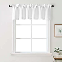Patin Solid Thermal Window Curtains 2 Panels, Dual Rod Pocket
