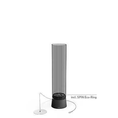 SPIN Air 900 Tabletop Fireplace All Black