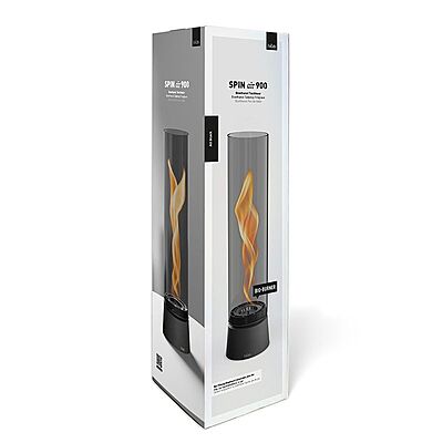 SPIN Air 900 Tabletop Fireplace All Black