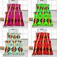 Blanket Fleece Polar Throw 50x60 Navajo [0134]