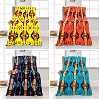 Blanket Fleece Polar Throw 50x60 Navajo [0134]