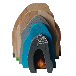 CUEVA DE MADERA 20CM