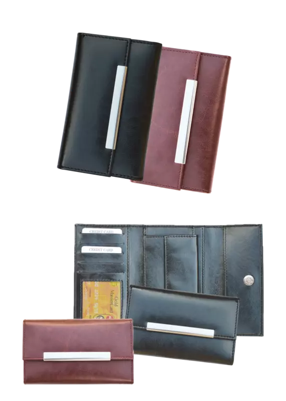 VEGAN LEATHER  LW 128 R  FEMALE WALLETS