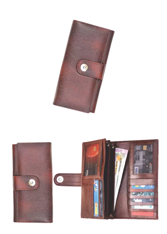 GENUINE LEATHER  LW 18 L FEMALE WALLETS