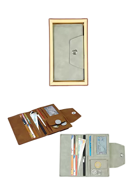 VEGAN LEATHER UW 01 R FEMALE WALLETS