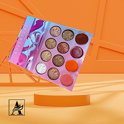 Adventure blush and highlighter palette.