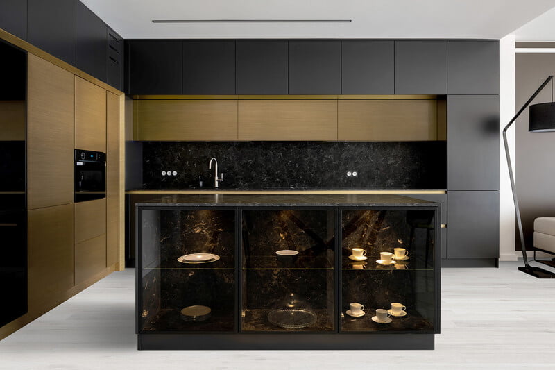 Kronospan Acrylic Matt-Black/18.3mm Panel/1 Side Acrylic