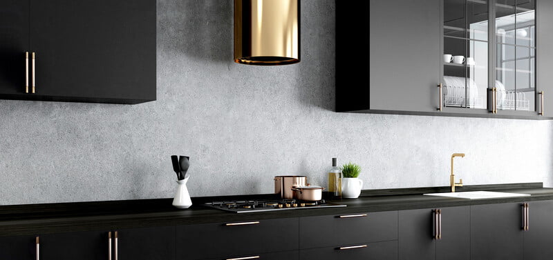 Kronospan Acrylic Matt-Black/18.3mm Panel/1 Side Acrylic