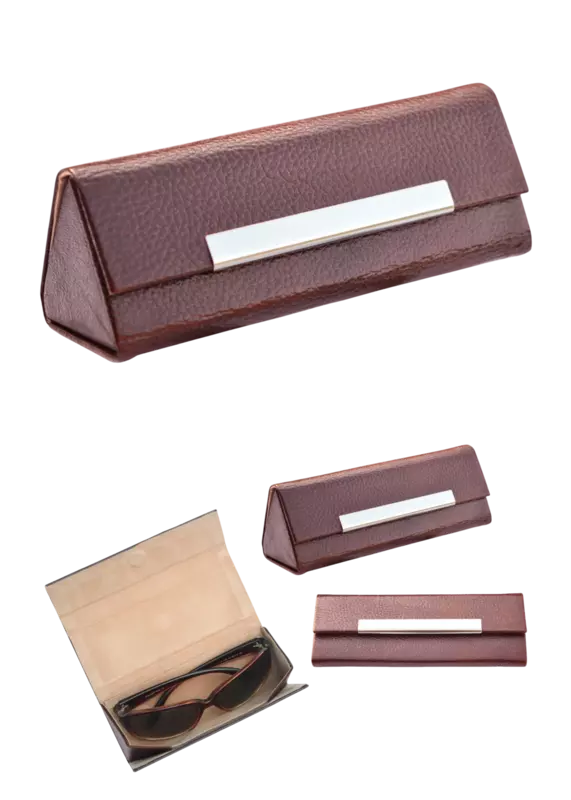 GENUINE LEATHER SPECS CASE L