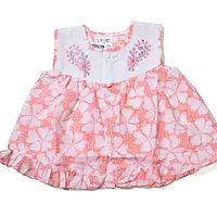 Cotton frocks with embroidery work