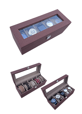 VEGAN LEATHER  OB 01 Organiser Box for Watch/Bangles