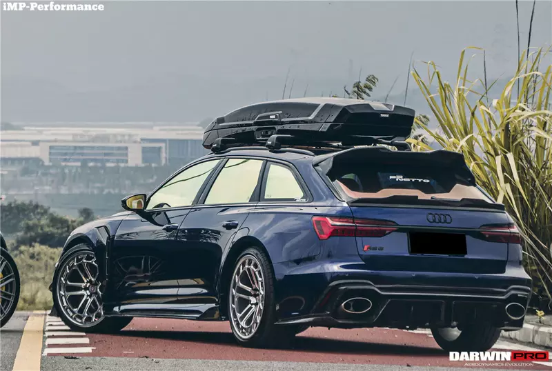 Audi RS6 Avant C8 & RS7 Quattro IMP Performance Carbon Fiber Side Skirts Under Board