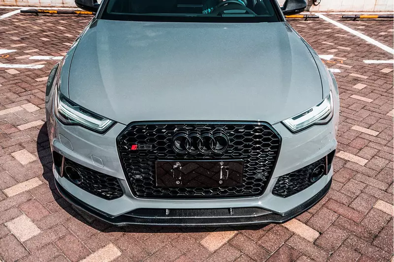 2013–2018 Audi RS6 Avant MN Style Carbon Fiber Front Lip | Aggressive Aero Enhancement
