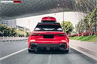 Audi RS6 C8 / RS7 Quattro IMP Performance Carbon Fiber Rear Diffuser | LED & Reflector Panels