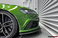 Audi RS6 Avant Carbon Fiber Front Bumper Caps | CFRP Aero Accents