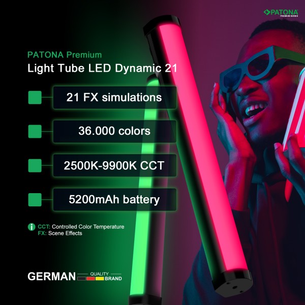 PATONA Premium LED RGB Tube Photo/Video Light