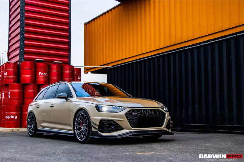 Audi RS4 B9.5 BKSS Style Carbon Fiber Front Canards