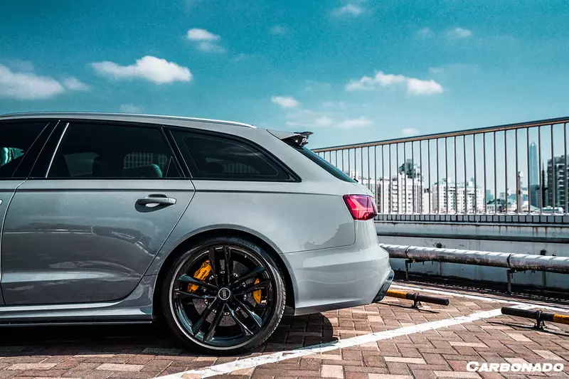 2013–2018 Audi RS6 Avant MN Style Carbon Fiber Roof Spoiler | Aerodynamic Rear Accent