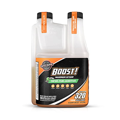 Opti-Lube Boost! Maximum Cetane Diesel Fuel Additive - 16oz Dosing Bottle