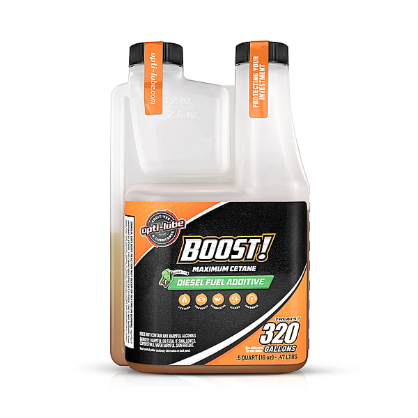 Opti-Lube Boost! Maximum Cetane Diesel Fuel Additive - 16oz Dosing Bottle Opti-Lube Boost! Maximum Cetane Diesel Fuel Additive - 16oz Dosing Bottle