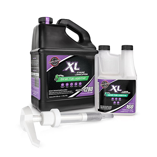 Opti-Lube XL Xtreme Lubricant Diesel Fuel Additive - 1 Gallon with Pump & 1 Empty 16oz Dosing Bottle