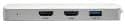 Tripp Lite USB C Docking Station w/ USB-A Hub, x2 HDMI, PD Charging 1080p @ 60Hz, Portable