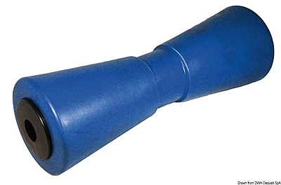 Central roller, blue 286 mm � hole 21 mm