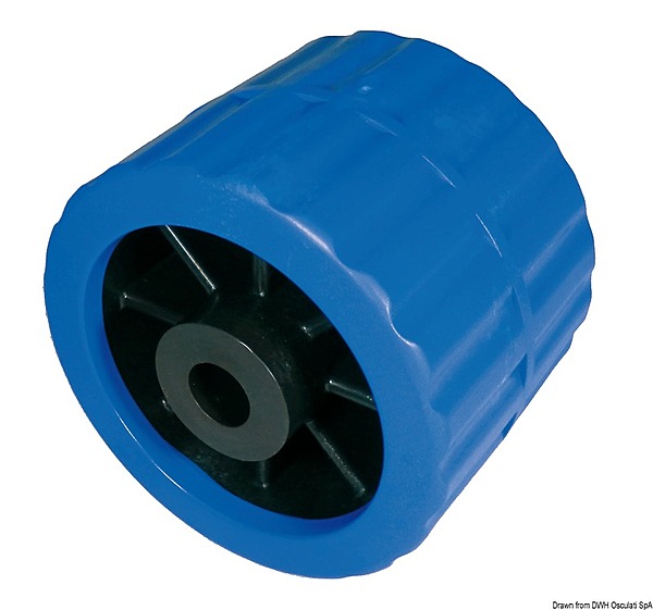 Side roller blue � hole 15 mm