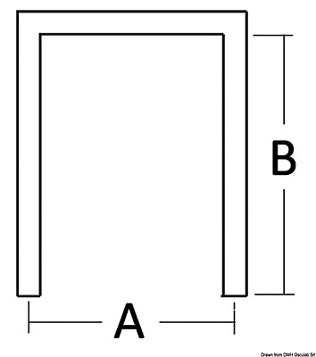 U-shaped bracket 30 mm