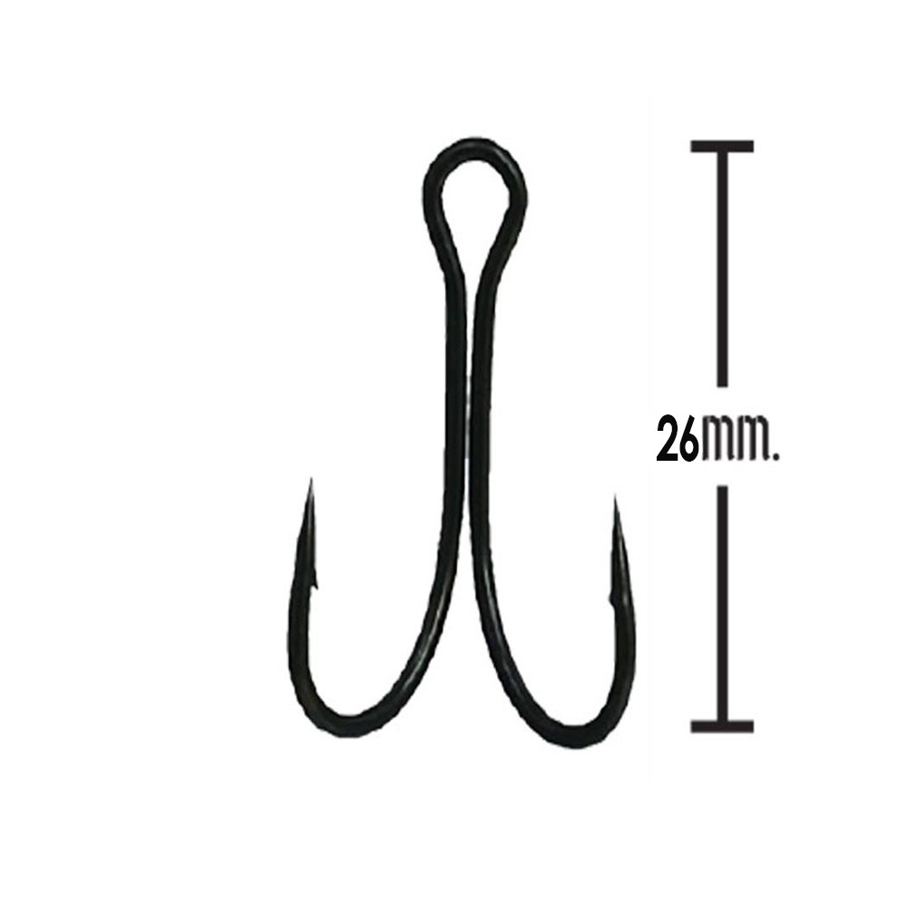WEEBASS ตาเบ็ด - รุ่น BX DOUBLE HOOK DG36 , 02 (1000pcs)