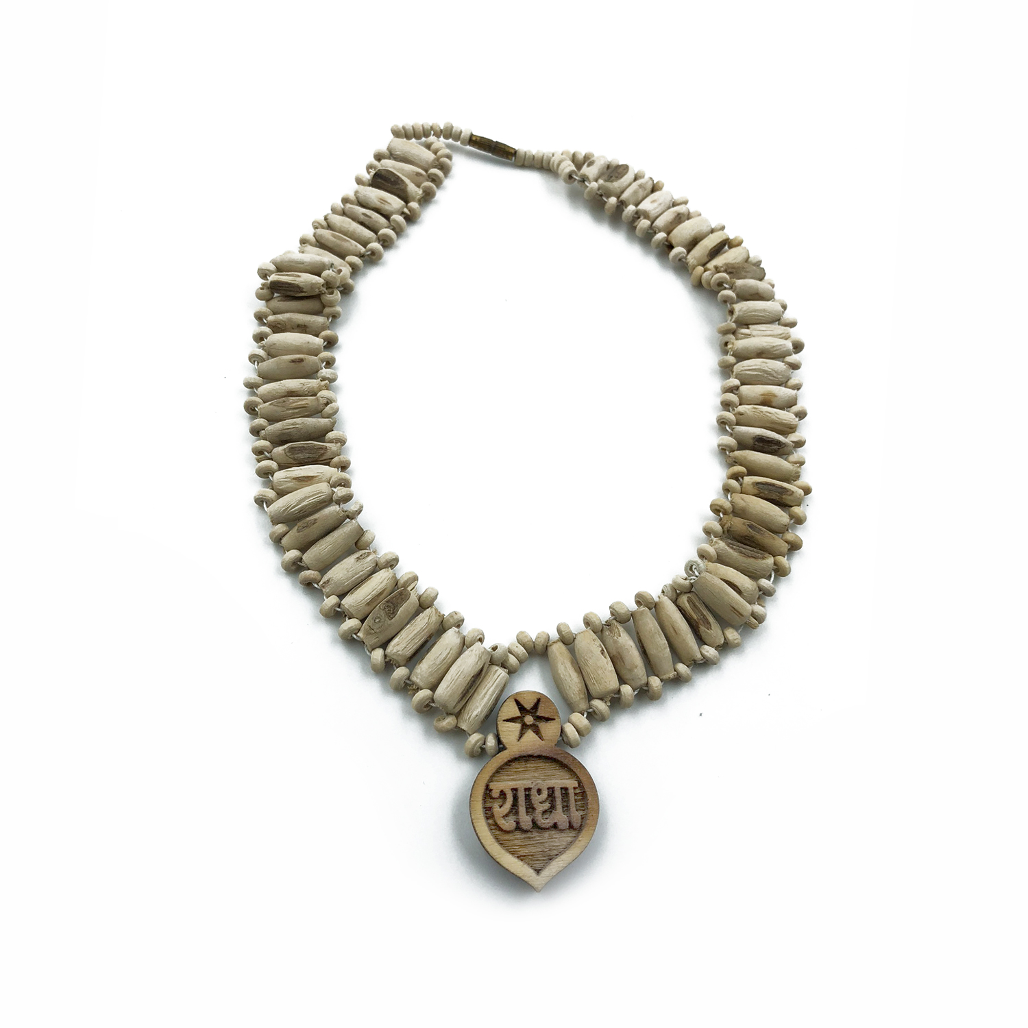 Tulsi Radha Mala Three Beads Style with Radha Pandent