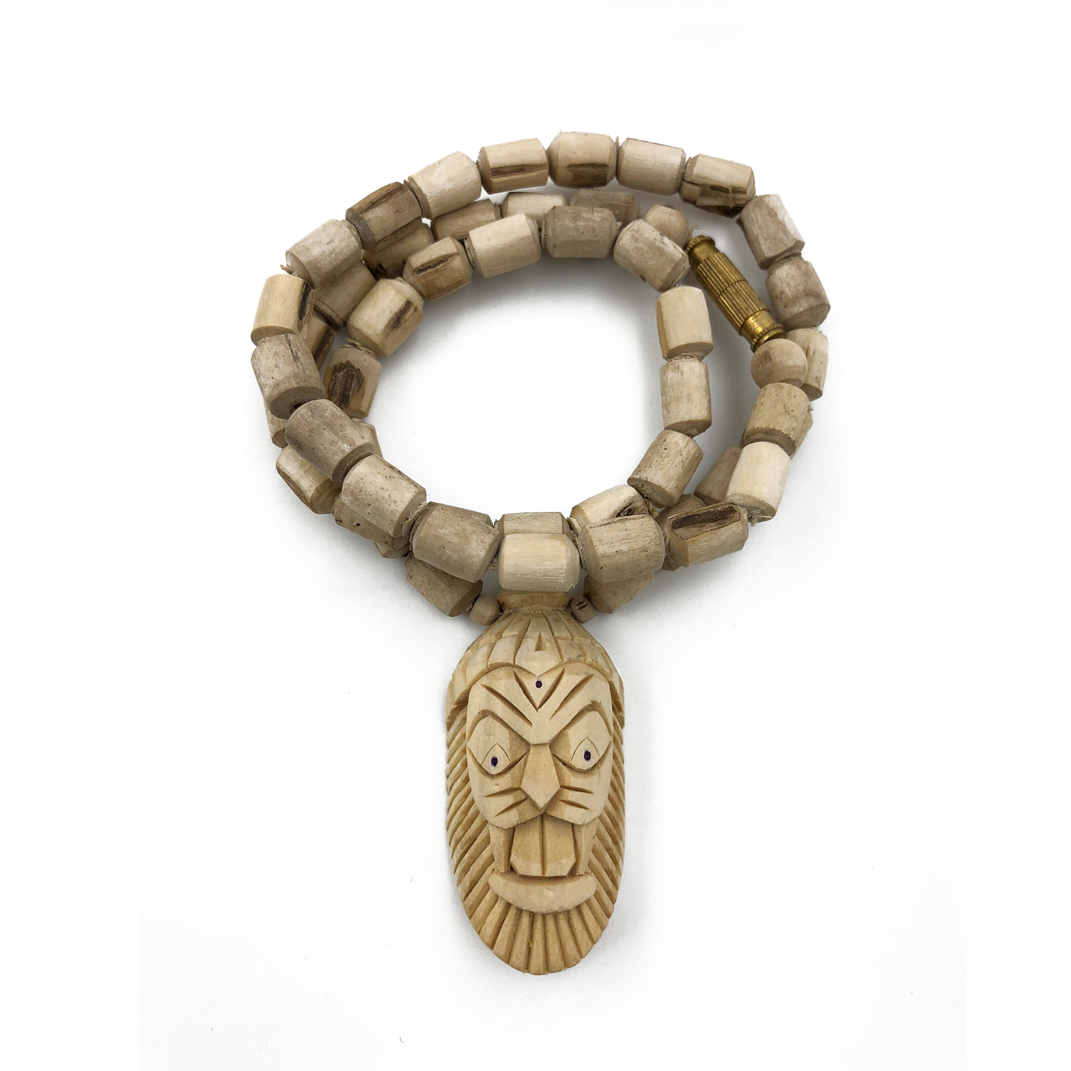 Original Tulsi Mala with Narsingh Face Handicrafted Pendant