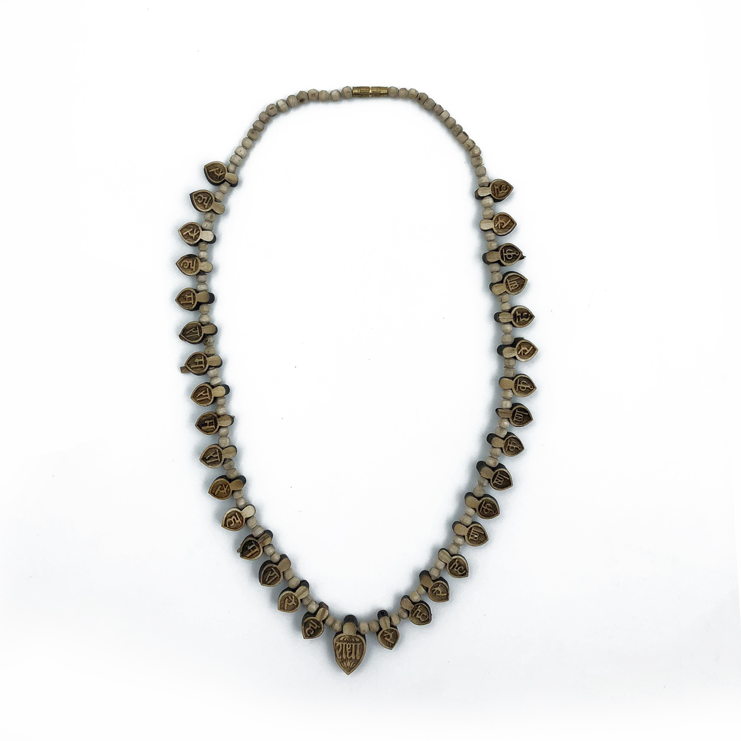 Original Tulsi Mala with Hare Ram Mahamantra Handicrafted Radha Pendant