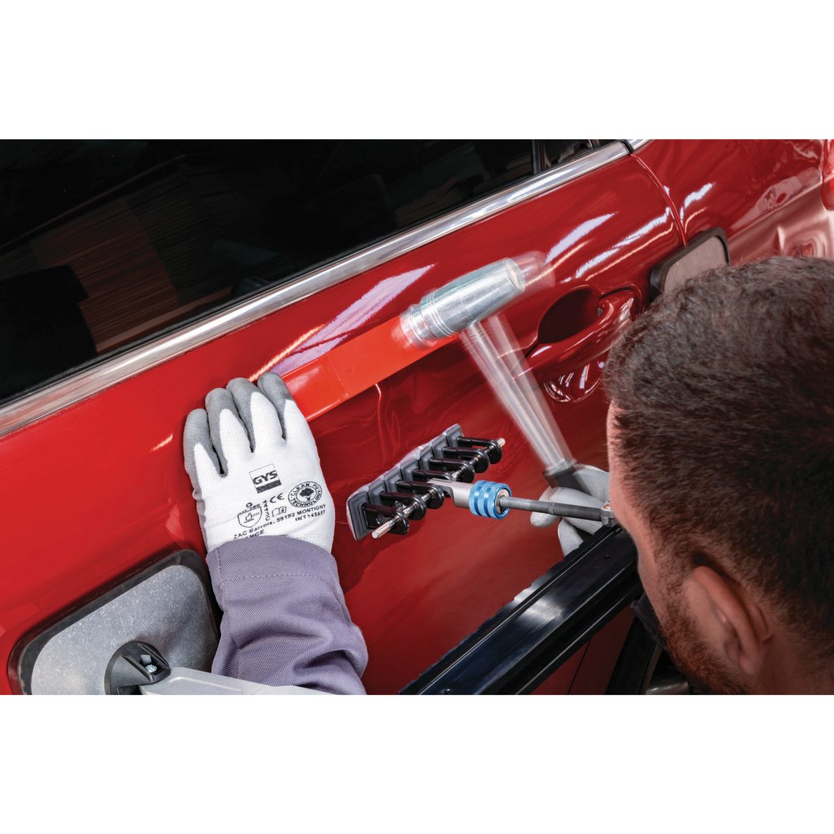 GYS 020986 โ 4-Piece Aluminum Dent Hammer Kit GYS 020986 โ 4-Piece Aluminum Dent Hammer Kit