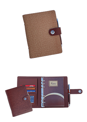 GENUINE LEATHER  BO30R NOTEBOOK