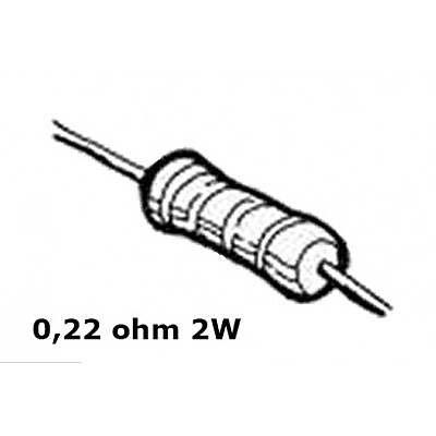 Resistor 0.22 Ohm, 2W