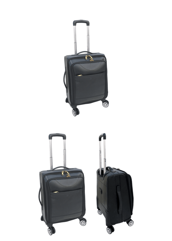 GENUINE LEATHER  TB 02 R  TROLLEY BAG